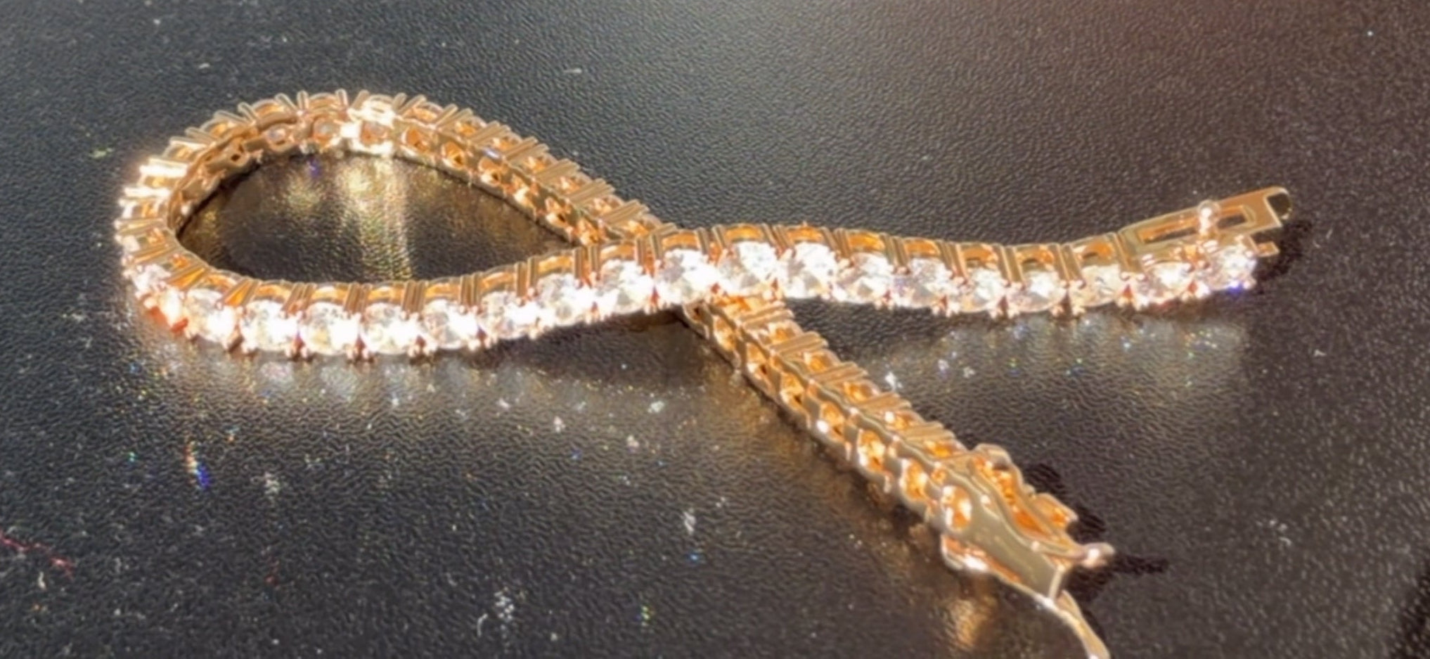 Classic Gold Tennis Bracelet