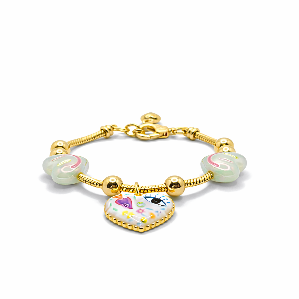 Heart Charm Bracelet