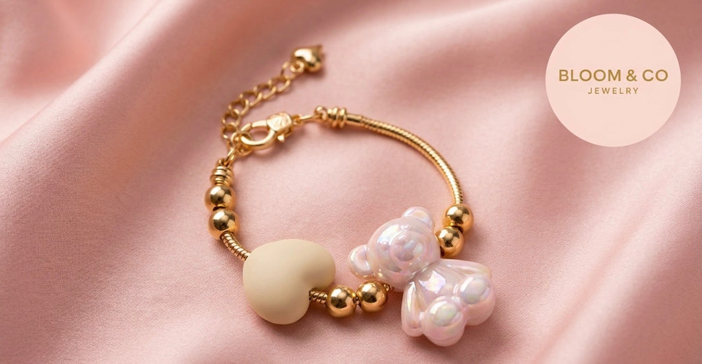 Milky Bear Charm Bracelet