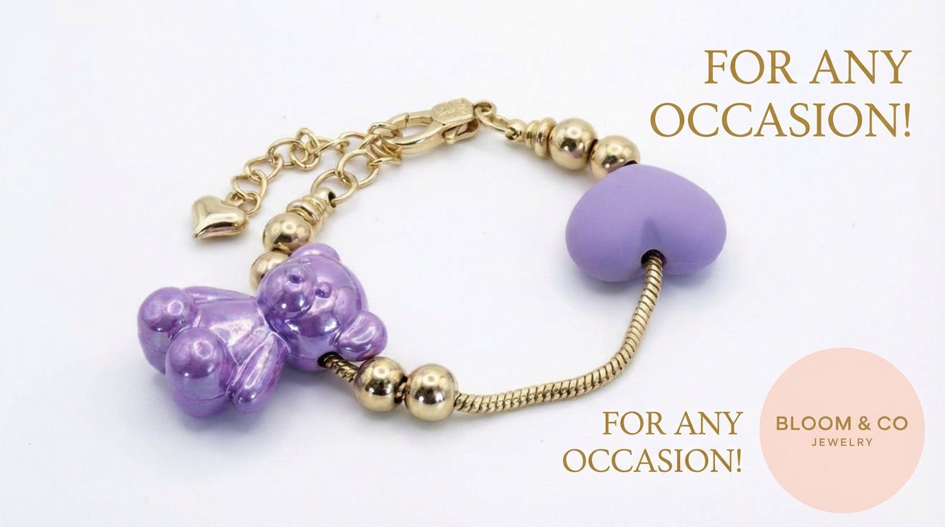 Milky Bear Charm Bracelet