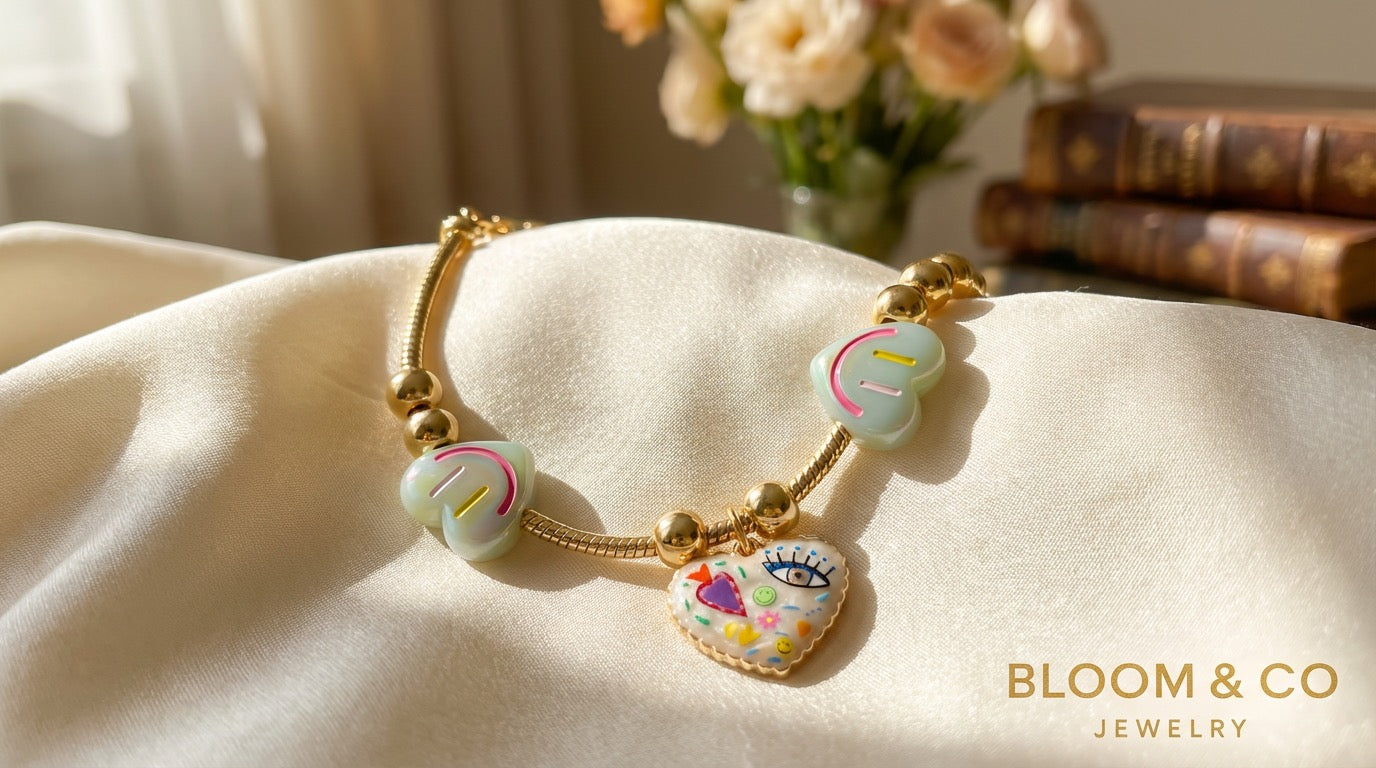 Heart Charm Bracelet