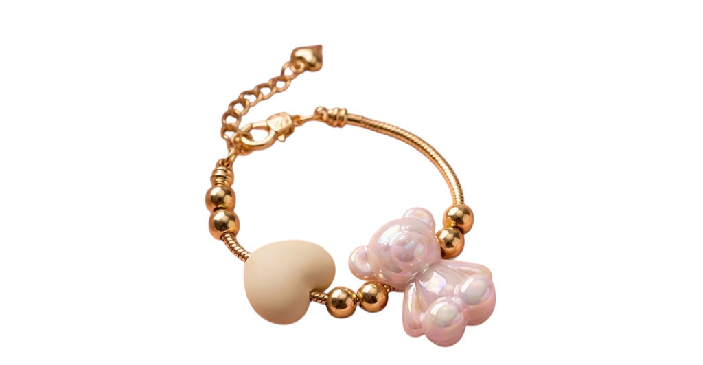 Milky Bear Charm Bracelet