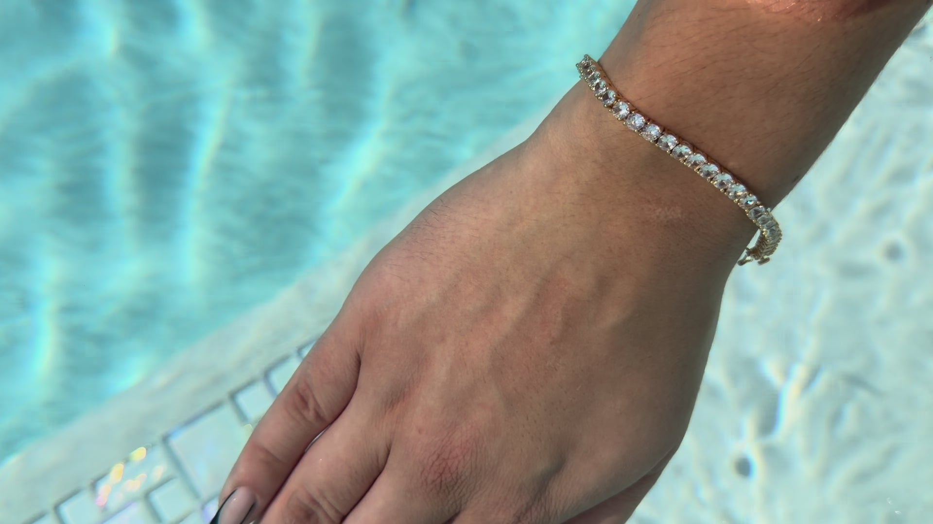 Classic Gold Tennis Bracelet