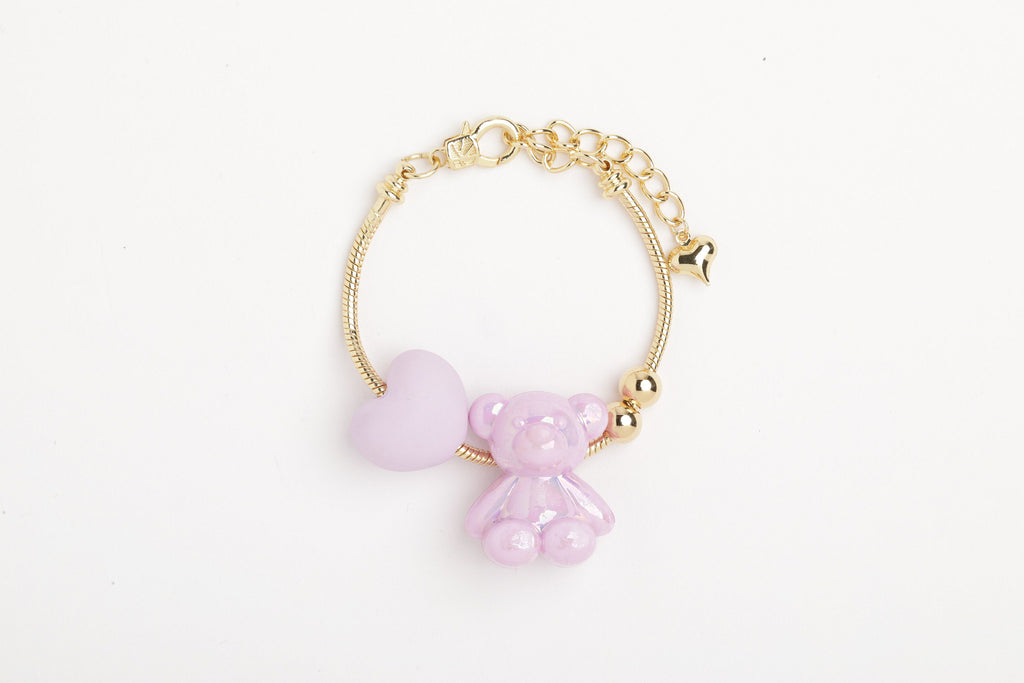 Milky Bear Charm Bracelet