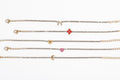 Dainty 18K Gold PVD Diamond Tennis Bracelet | Waterproof